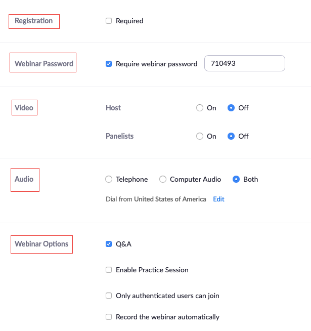 hướng dẫn sử dụng zoom webinar: cài đặt máy chủ