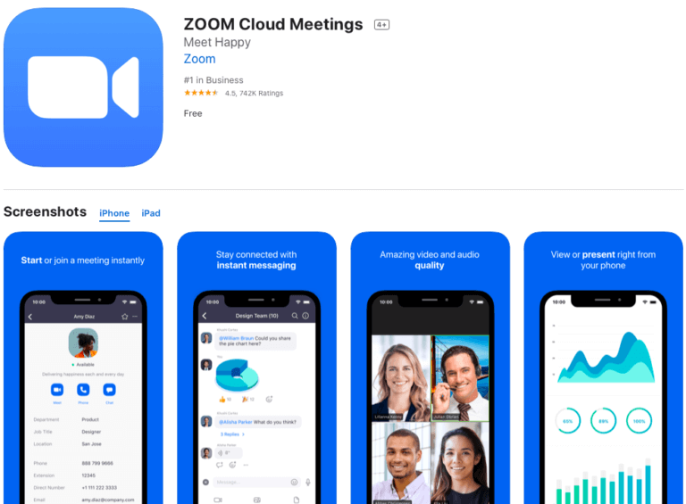 Tải Zoom trên iOS