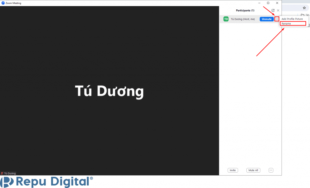 cách đổi tên zoom
