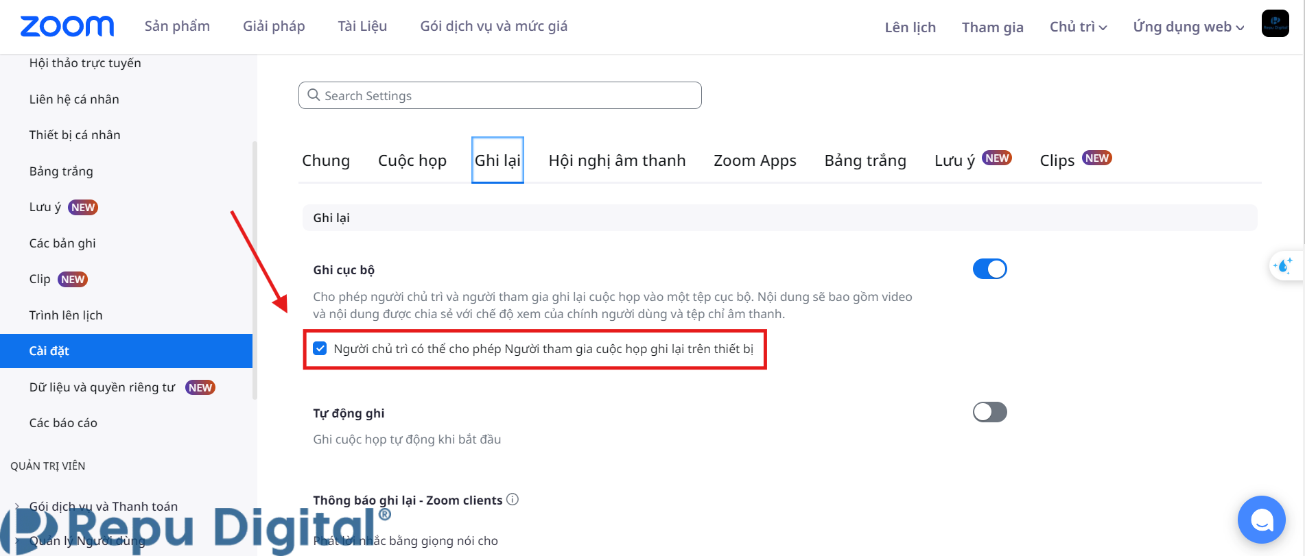pasted into huong dan record zoom cach ghi am cuoc hop zoom va quay man hinh tren dien thoai may tinh