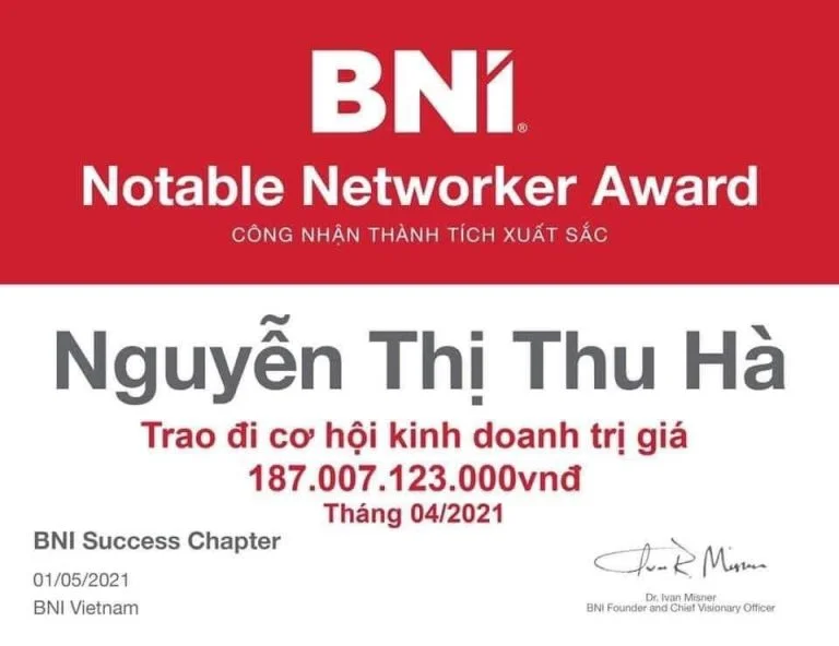 Read more about the article BNI Success tiếp tục dùng Zoom Pro Meeting để tổ chức họp tuần