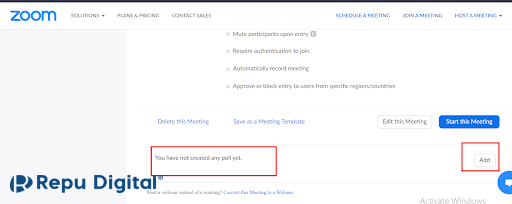 Hướng dẫn tạo tính năng Pollings trong Zoom Meeting