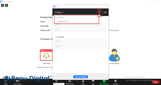 Hướng dẫn tạo tính năng Pollings trong Zoom Meeting