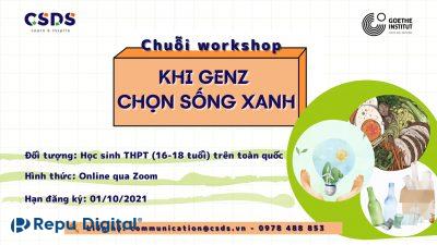 Read more about the article Goethe-Institut Hanoi CSDS và VGO lựa chọn Zoom Meeting tổ chức chuỗi workshop “Khi Gen Z sống xanh”
