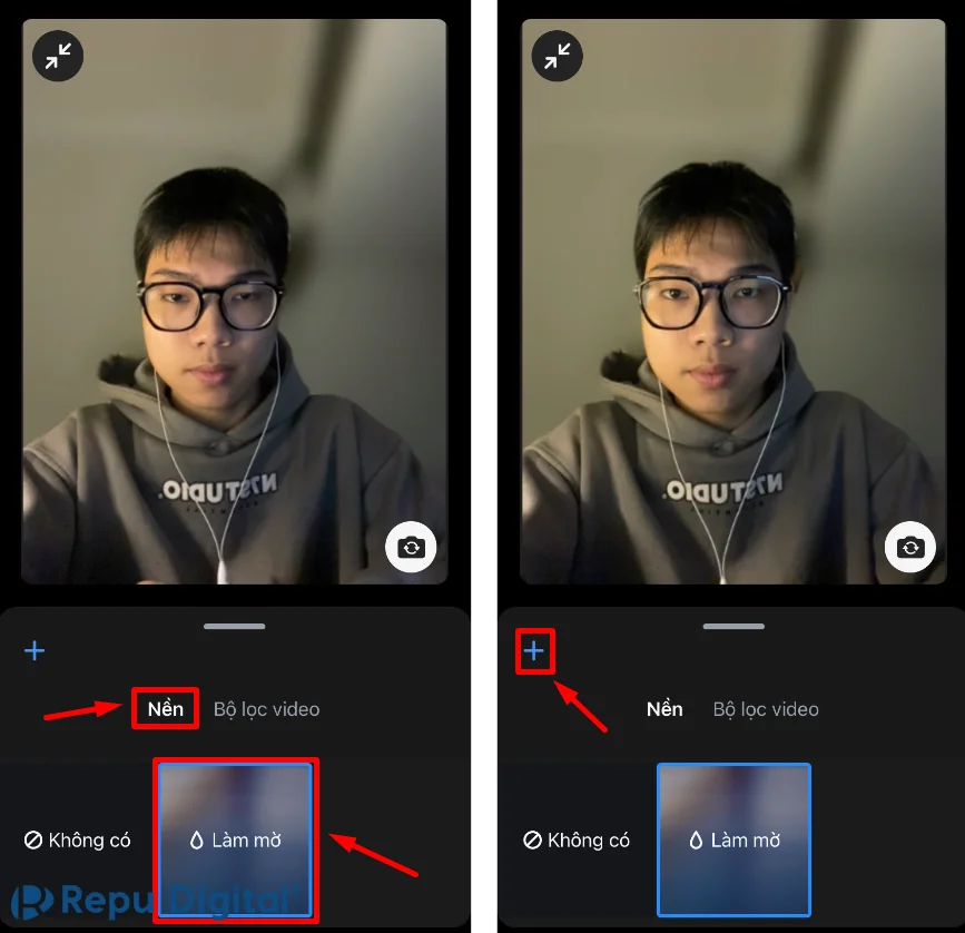 đổi background Zoom trên iPhone, iPad
