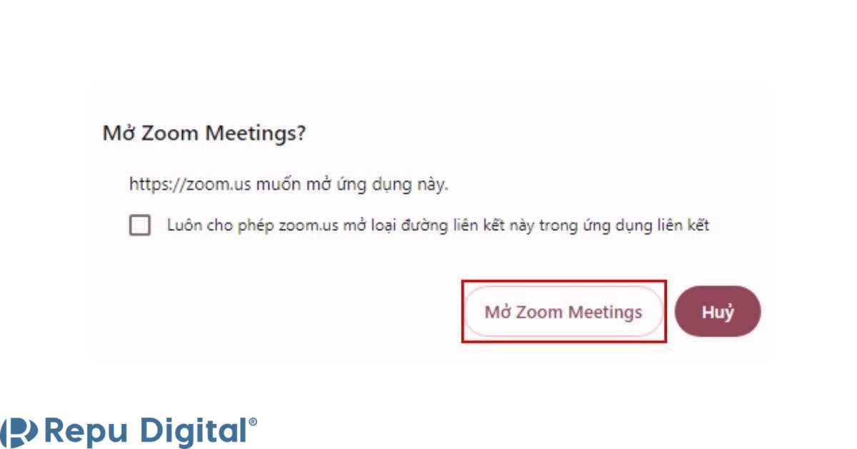 mở cuộc họp thu phóng