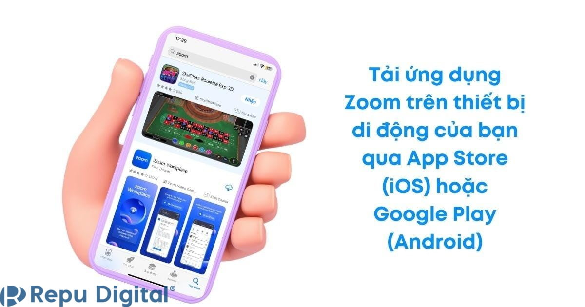 tham gia zoom trên điện thoại di động