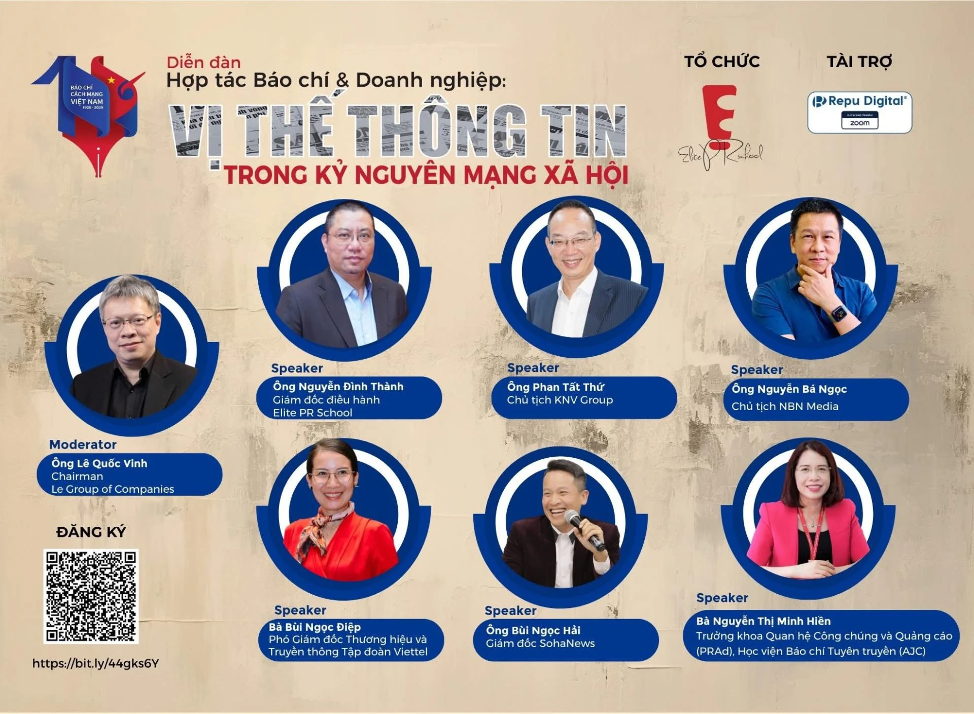 Repu Digital tự hào được tài trợ Zoom Webinar đồng hành cùng sự kiện của Elite Pr School “Diễn đàn Hợp tác Báo chí & Doanh nghiệp: Vị thế thông tin trong kỷ nguyên mạng xã hội”